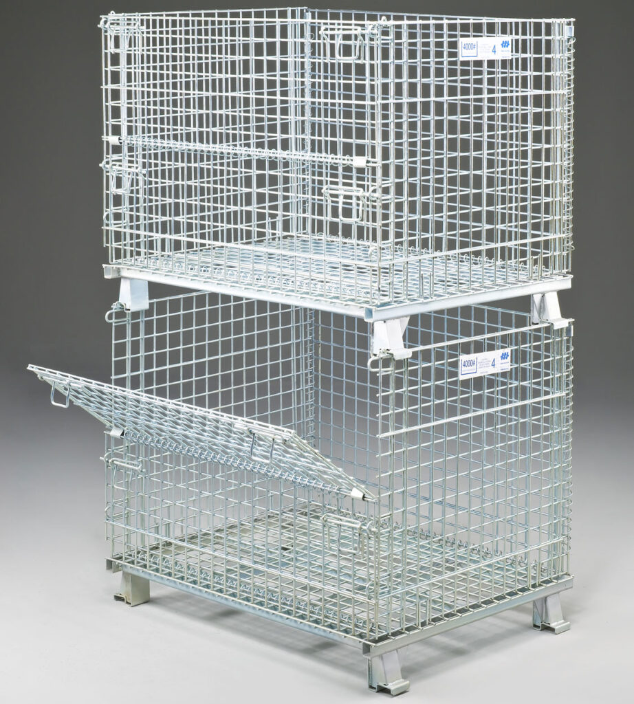 Wire Container Stacked